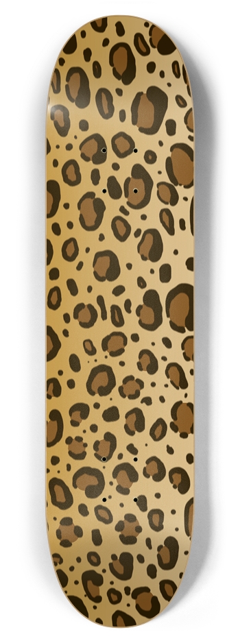 7 7/8" Leopard Print Competition Deck