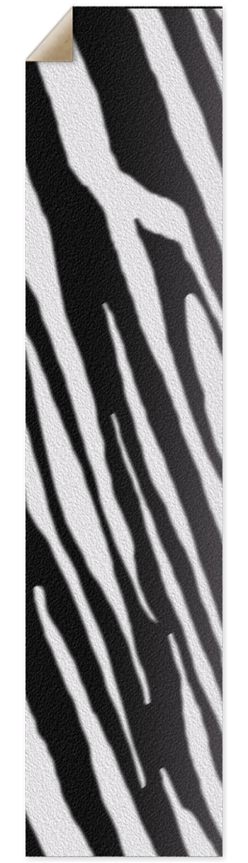 Inverse B+W Tiger Stripe Longboard Griptape