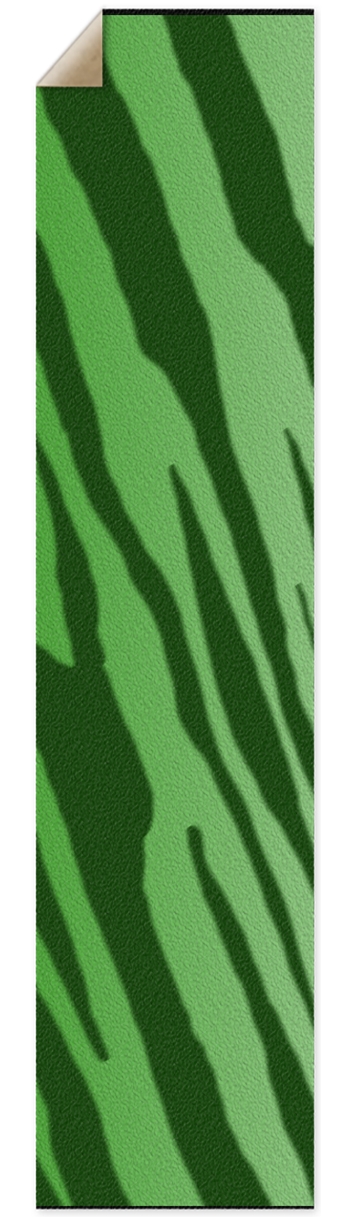 Double Green Tiger Stripe Longboard Griptape