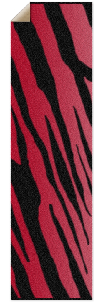 Red Tiger Stripe Punk Nose Griptape