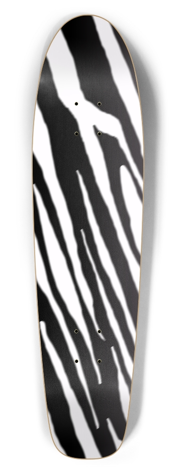 Bottle Tail Inverse B+W Tiger Stripe Deck