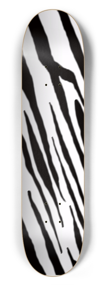 7 1/2" B+W Tiger Stripe Competition Deck