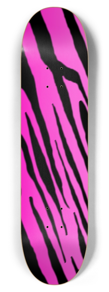 7 7/8" Pink Tiger Stripe Competition Deck