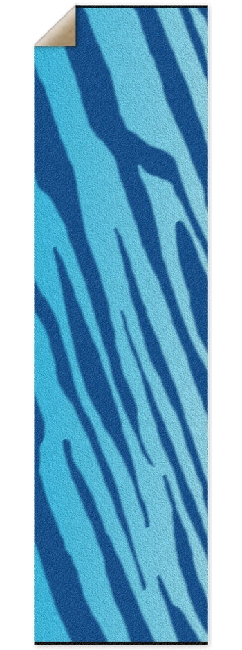 Double Blue Tiger Stripe Competition Griptape