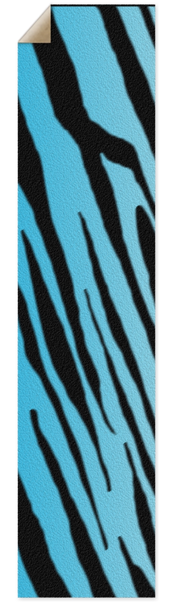Blue Tiger Stripe Longboard Griptape
