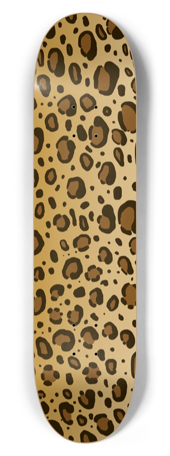 7 5/8" Leopard Print Competition Deck