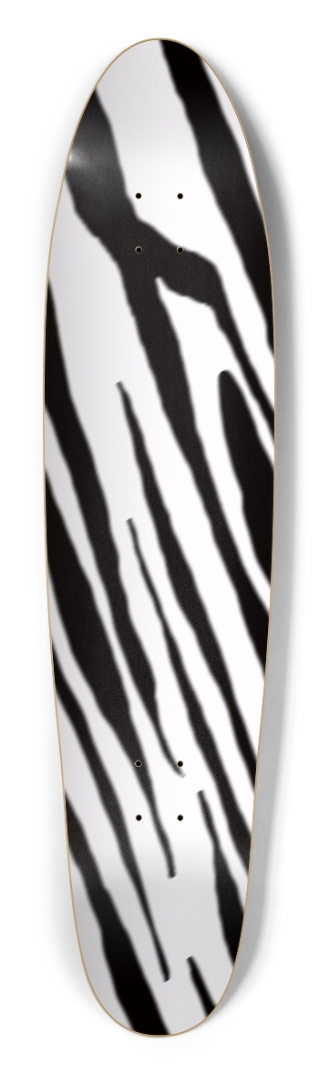 B+W Tiger Stripe Retro Longboard