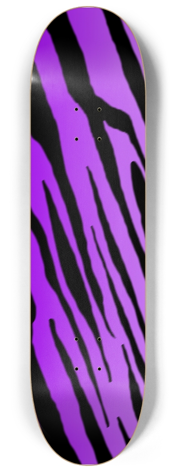 8 1/4" Purple Tiger Stripe Competition Deck