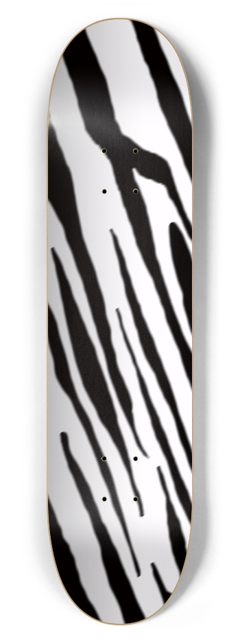 7 5/8" B+W Tiger Stripe Competition Deck