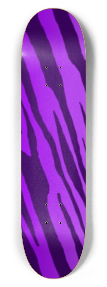 7 5/8" Double Purple Tiger Stripe Competition Deck