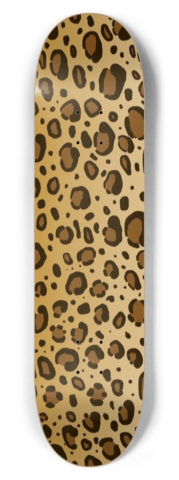 7 3/4" Leopard Print Competition Deck
