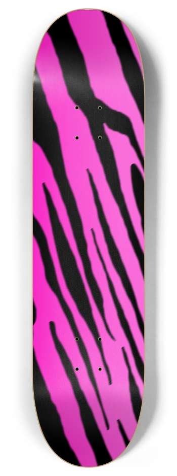 8" Pink Tiger Stripe Competition Deck