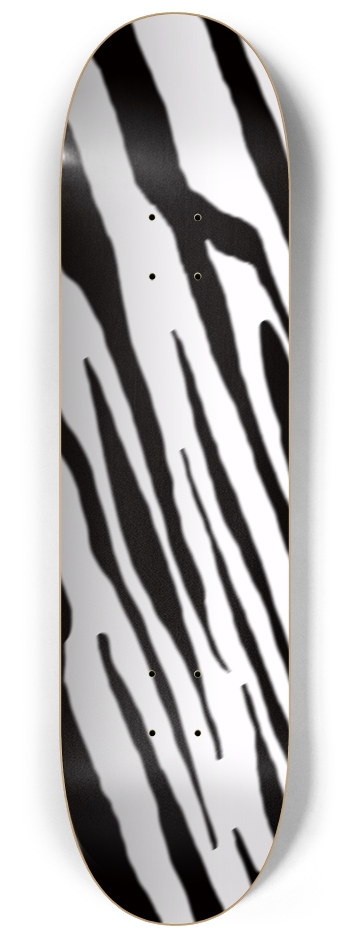 8 1/4" B+W Tiger Stripe Competition Deck