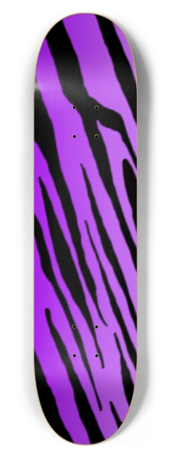 7 5/8" Purple Tiger Stripe Competition Deck