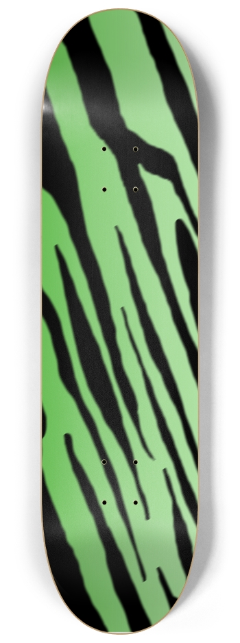 8 1/4" Green Tiger Stripe Competition Deck