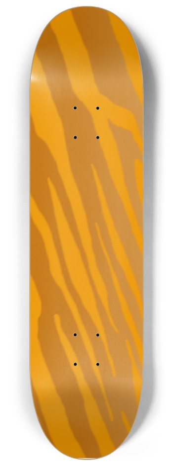 8 1/4" Golden Tiger Stripe Competition Deck