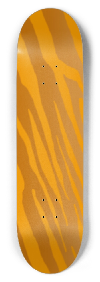 8 1/2" Golden Tiger Stripe Competition Deck