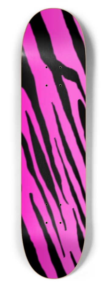 7 5/8" Pink Tiger Stripe Competition Deck