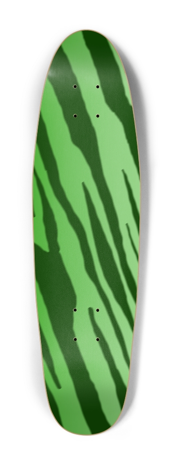 Double Green Tiger Stripe Cruiser Deck