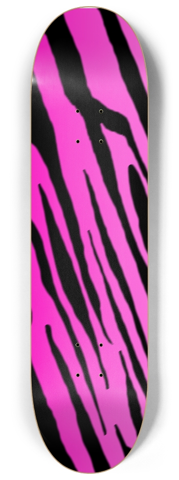 8 1/4" Pink Tiger Stripe Competition Deck