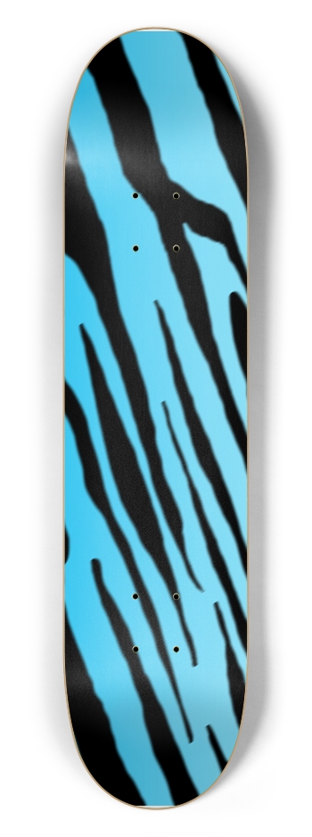 7 1/2" Blue Tiger Stripe Competition Deck