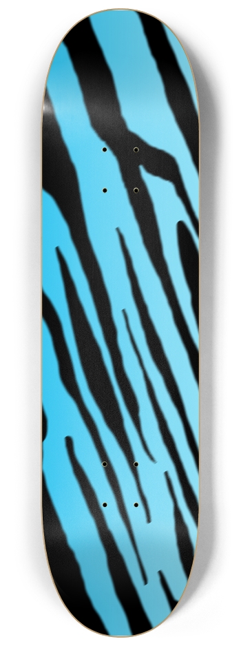8 1/4" Blue Tiger Stripe Competition Deck