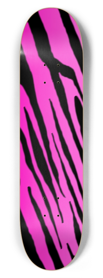 7 3/4" Pink Tiger Stripe Competition Deck