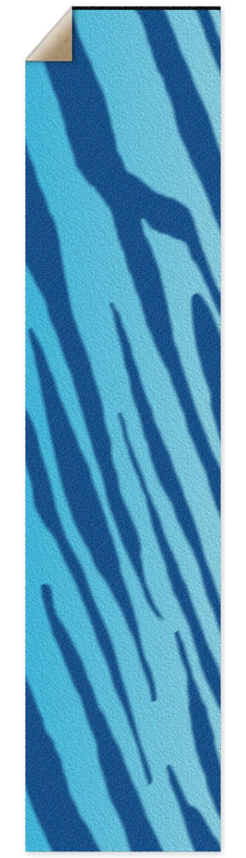 Double Blue Tiger Stripe Longboard Griptape