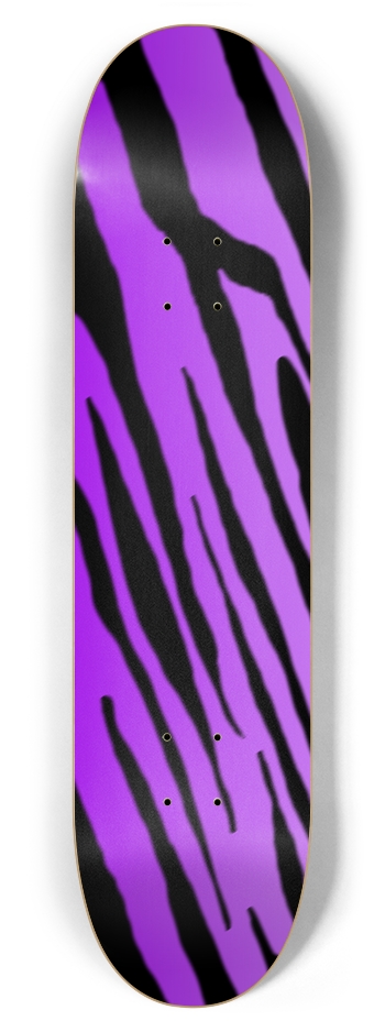 7 7/8" Purple Tiger Stripe Competition Deck