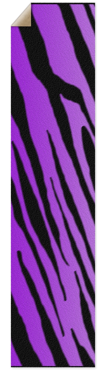 Purple Tiger Stripe Longboard Griptape