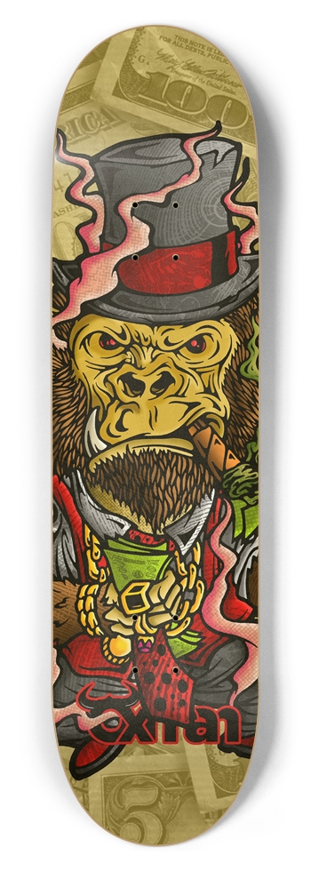 Money Gorilla Skateboard