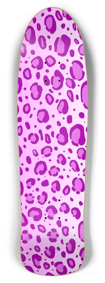 Pink Leopard Print Retro Rocket Deck