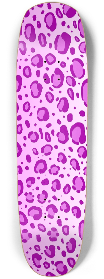 Pink Leopard Print Square Nose Deck