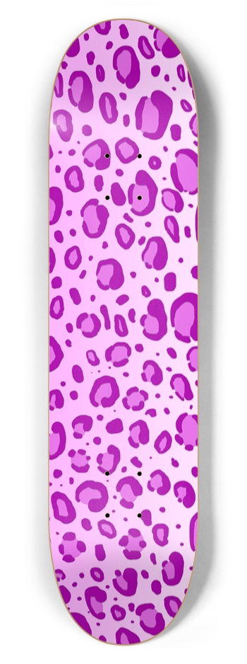 7 5/8" Pink Leopard Print Competition Deck
