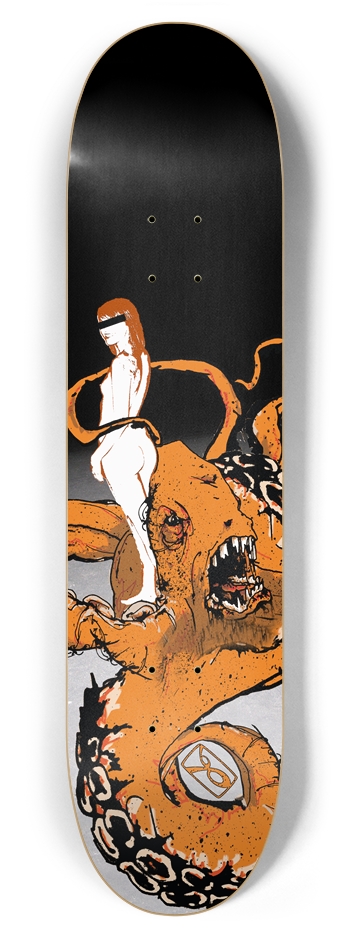Risky 7-7/8 7-7/8 Skateboard Deck