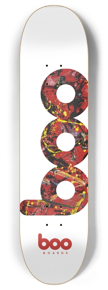 Red Composition 8 Inch Skateboard Deck