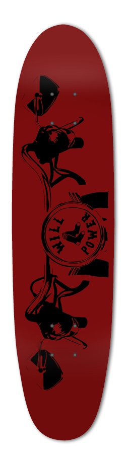 Handlebars dark red