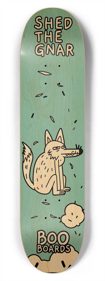 Shed The Gnar Natural 7-3/4 Skateboard Deck 