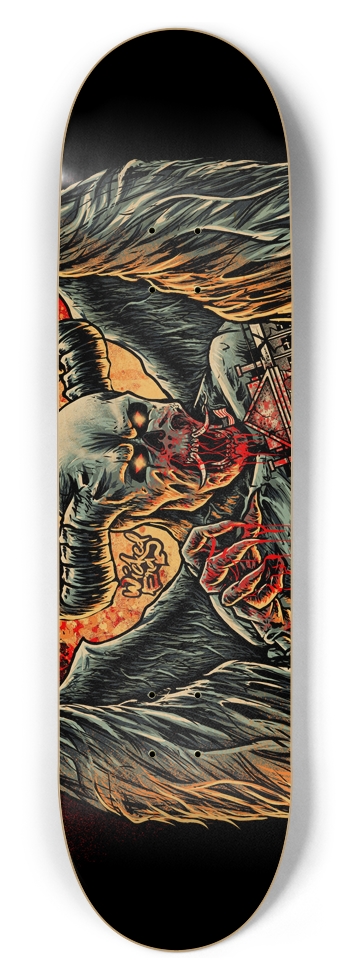 Demon by WE Skate Deck - Black