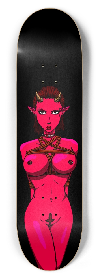 Klæbrig medarbejder linse DEMON GIRL #1 8-1/2 Skateboard Deck by Corporatefilth