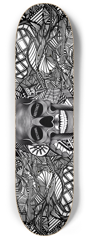 Nocturnal Abstract Skateboard
