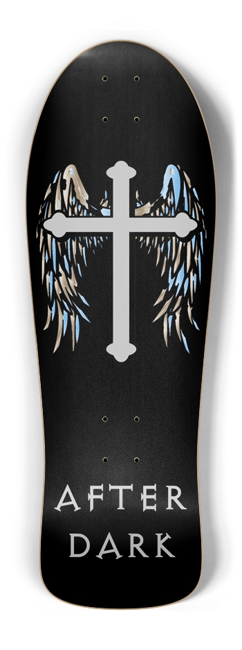 Winged Cross Black