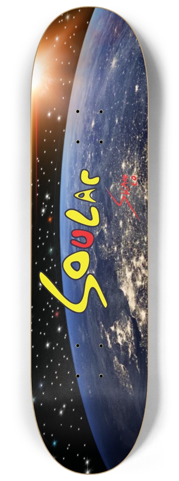 Distilleren Evolueren Gelijkenis Soular Skate co. Interstellar Curve 8-1/4 Skateboard Deck by Soular_Skate_co