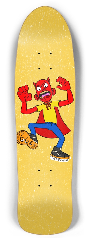 Devil Boy Skateboard Deck (Retro Cruiser)