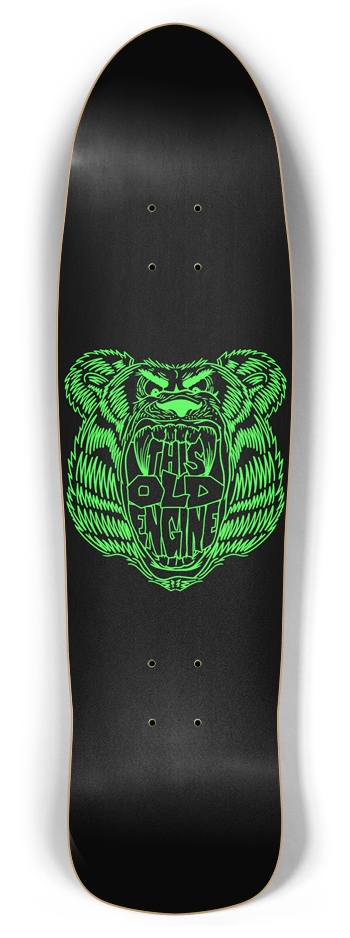 Engine Bear Skatebaord Deck (Retro Cruiser)