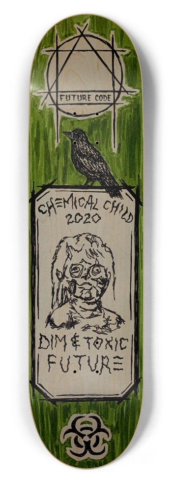 Dim & Toxic - Natural Wood 8.5” x 32” Popsicle