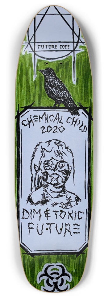 Dim & Toxic - Punk Nose Pool  W 9” x L 33.5” 