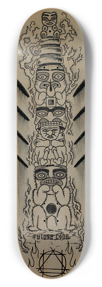 Totem - Natural Wood Popsicle 8.5” x 32”