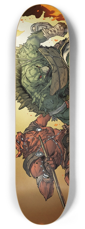 TOKKA & RAHZAR  8 Inch Skateboard Deck