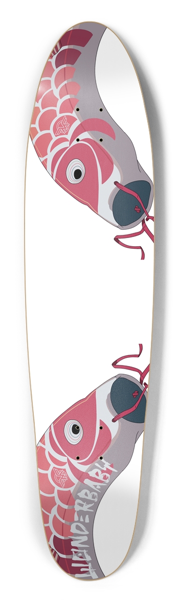 Koi flag longboard 